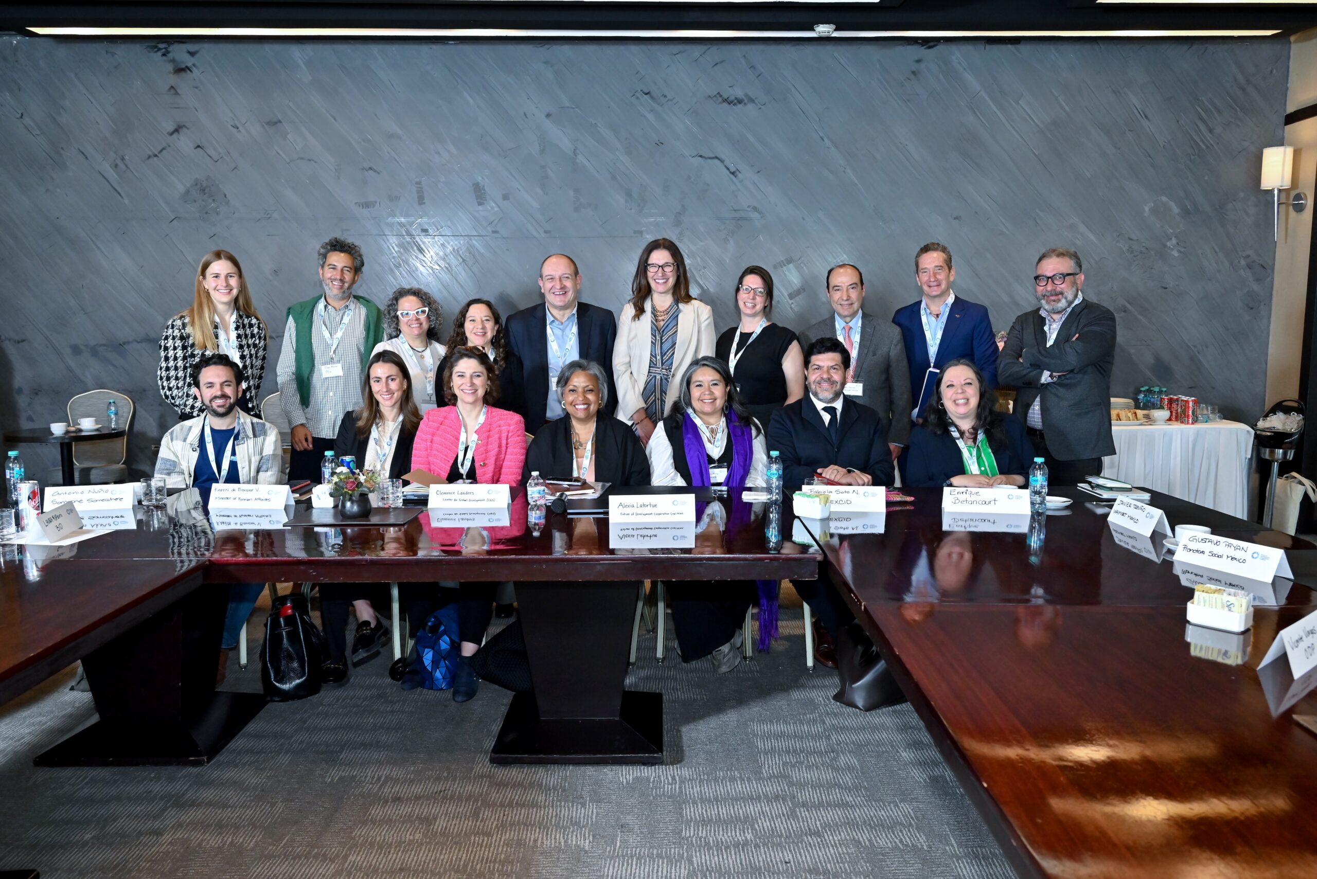 Photo of coalition members at the Mexico consultation